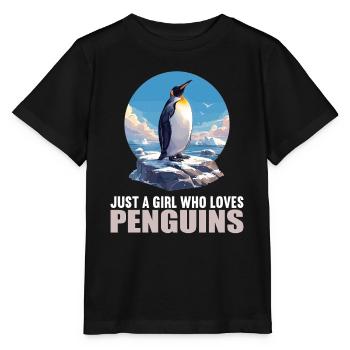 Pingouins Pingouin - T-shirt bio MINI CREATOR Stanley/Stella Enfant - noir - Devant - Mikhail (115cm)