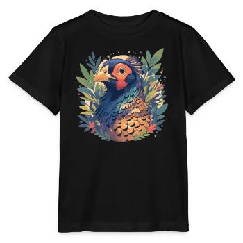 Faisans Faisan - T-shirt bio MINI CREATOR Stanley/Stella Enfant - noir - Devant - Mikhail (115cm)