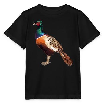 Faisans Faisan - T-shirt bio MINI CREATOR Stanley/Stella Enfant - noir - Devant - Mikhail (115cm)