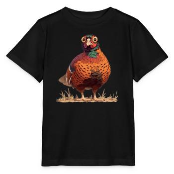 Faisans Faisan - T-shirt bio MINI CREATOR Stanley/Stella Enfant - noir - Devant - Mikhail (115cm)