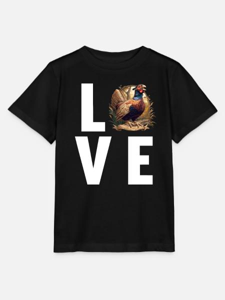 Fasane Fasan - Stanley/Stella Kinder T-Shirt MINI CREATOR  - Schwarz