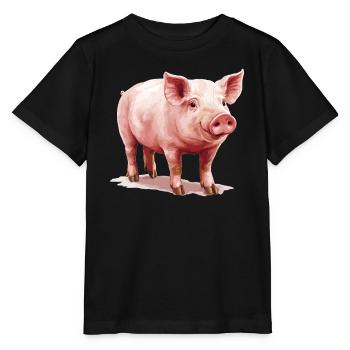 Cochon Cochon - T-shirt bio MINI CREATOR Stanley/Stella Enfant - noir - Devant - Mikhail (115cm)