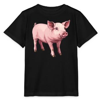 Cochon Cochon - T-shirt bio MINI CREATOR Stanley/Stella Enfant - noir - Devant - Mikhail (115cm)