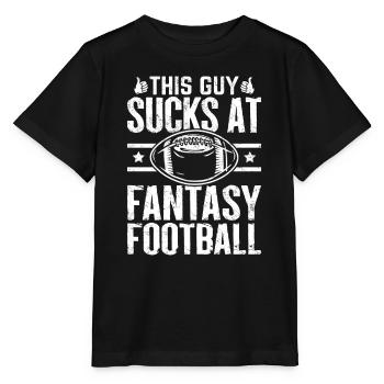 Funny Fantasy Football Fl Repêchage du commissaire - T-shirt bio MINI CREATOR Stanley/Stella Enfant - noir - Devant - Mikhail (115cm)