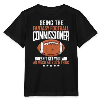 Être le Fantasy Football Draft Kickers drôle - T-shirt bio MINI CREATOR Stanley/Stella Enfant - noir - Devant - Mikhail (115cm)