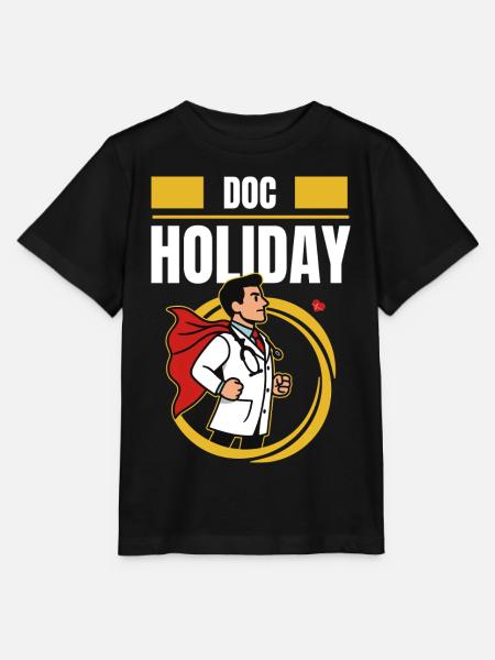 Doc Holiday – Arzt im Arbeitszeitbetrug Stil - Stanley/Stella Kinder T-Shirt MINI CREATOR  - Schwarz