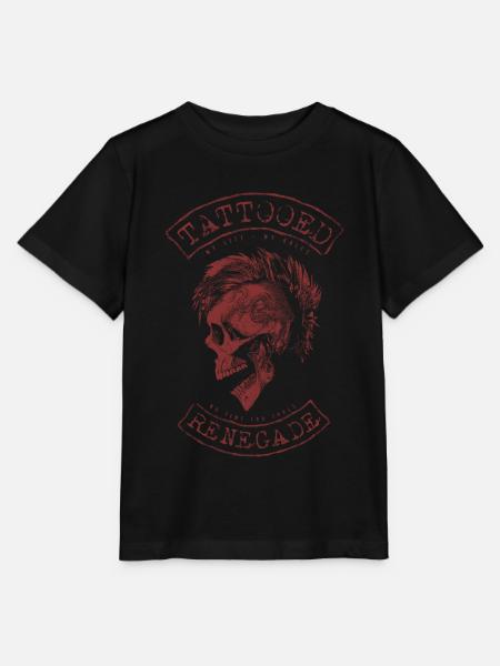 Tattooed Renegade - Stanley/Stella Kinder T-Shirt MINI CREATOR  - Schwarz