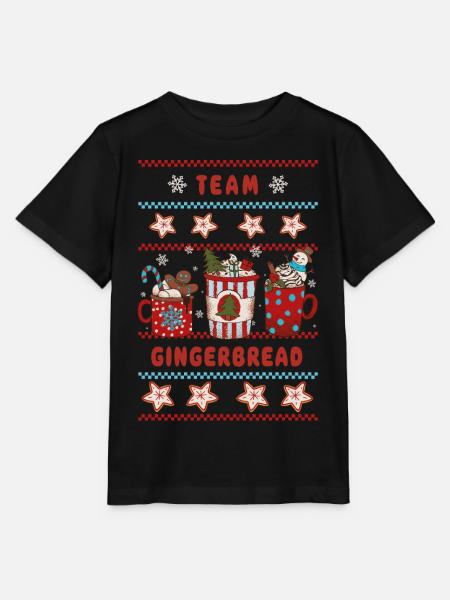 Team Gingerbread - Stanley/Stella Kinder T-Shirt MINI CREATOR  - Schwarz