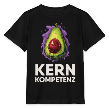 Avocado core competence humor - Stanley/Stella MINI CREATOR Kids’ T-Shirt - black - Front - Mikhail (115cm)
