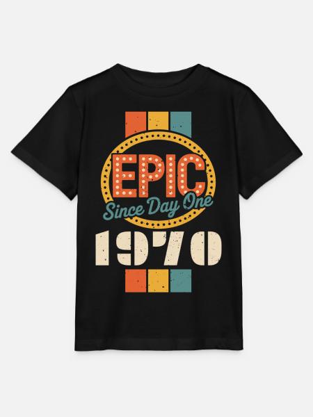Legendär seit 1970 - Stanley/Stella Kinder T-Shirt MINI CREATOR  - Schwarz