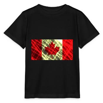 Kanada - Stanley/Stella Kinder T-Shirt MINI CREATOR  - Schwarz - Vorne - Mikhail (115cm)