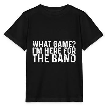 What Game, I'm Here For The Band 3 - Stanley/Stella Kinder T-Shirt MINI CREATOR  - Schwarz - Vorne - Mikhail (115cm)