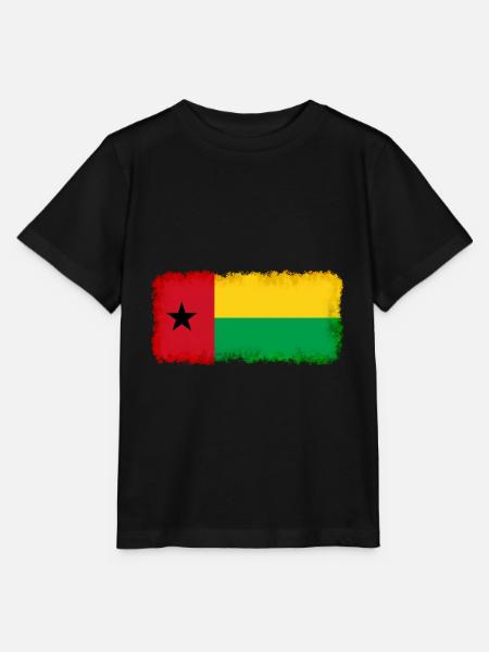 Guinea Bissau - Stanley/Stella Kinder T-Shirt MINI CREATOR  - Schwarz
