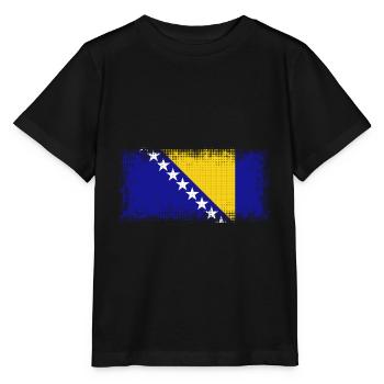 Bosnia and Herzegovina - Stanley/Stella MINI CREATOR Kids’ T-Shirt - black - Front - Mikhail (115cm)