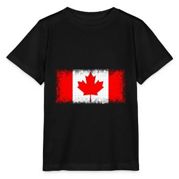 Kanada - Stanley/Stella Kinder T-Shirt MINI CREATOR  - Schwarz - Vorne - Mikhail (115cm)