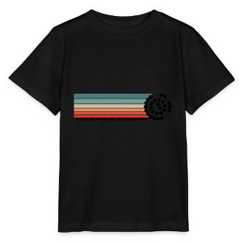 Mond, Mars und Weltraumforschung - SpaceShip - Stanley/Stella Kinder T-Shirt MINI CREATOR  - Schwarz - Vorne - Mikhail (115cm)
