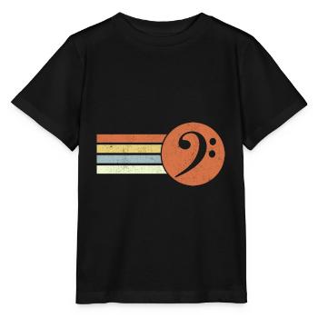 Basse 6 - T-shirt bio MINI CREATOR Stanley/Stella Enfant - noir - Devant - Mikhail (115cm)