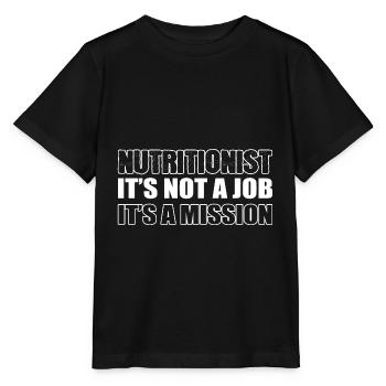 Un cadeau de réflexologue de mission - T-shirt bio MINI CREATOR Stanley/Stella Enfant - noir - Devant - Mikhail (115cm)