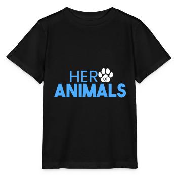 Held der Tiere - Stanley/Stella Kinder T-Shirt MINI CREATOR  - Schwarz - Vorne - Mikhail (115cm)