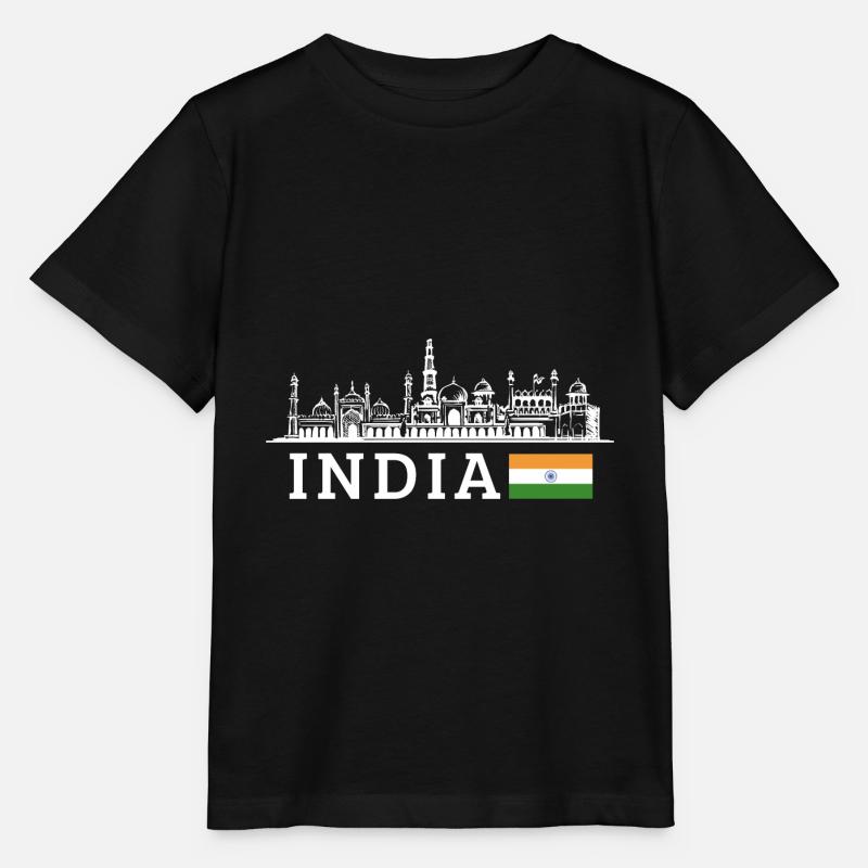 Indien - Stanley/Stella Kinder T-Shirt MINI CREATOR  - Schwarz