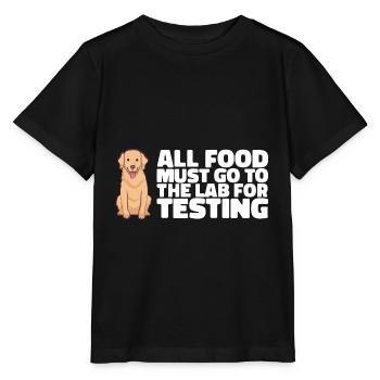 Retriever Gifts for Retriever Owners - Stanley/Stella MINI CREATOR Kids’ T-Shirt - black - Front - Mikhail (115cm)