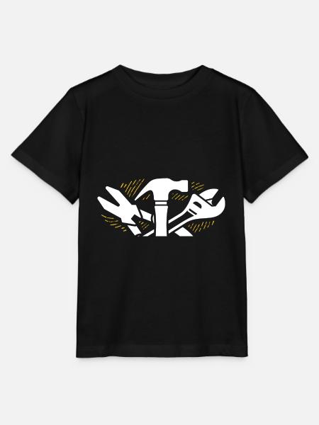 Handwerker - Stanley/Stella Kinder T-Shirt MINI CREATOR  - Schwarz