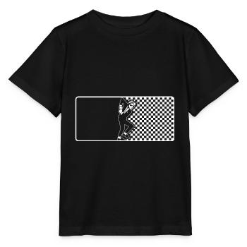 Ska Sportliga - ska musik rude boy - Stanley/Stella Kinder T-Shirt MINI CREATOR  - Schwarz - Vorne - Mikhail (115cm)