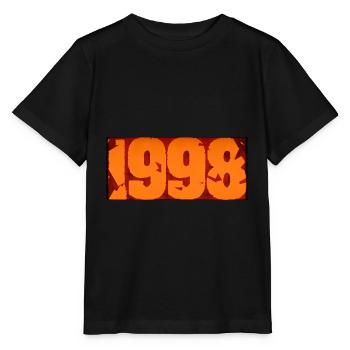 1998 - Stanley/Stella Kinder T-Shirt MINI CREATOR  - Schwarz - Vorne - Mikhail (115cm)