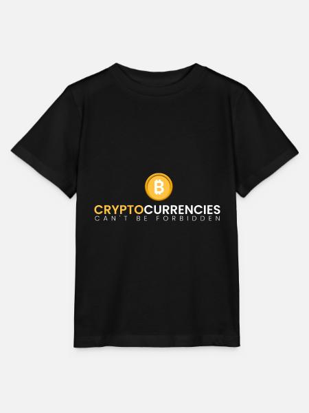 Kryptos können nicht verboten werden - Stanley/Stella Kinder T-Shirt MINI CREATOR - Schwarz