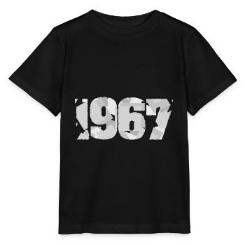 1967 - T-shirt bio MINI CREATOR Stanley/Stella Enfant - noir - Devant - Mikhail (115cm)