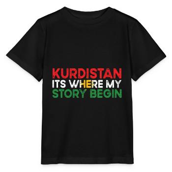 Kurdistan - T-shirt bio MINI CREATOR Stanley/Stella Enfant - noir - Devant - Mikhail (115cm)