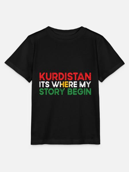 Kurdistan - Stanley/Stella MINI CREATOR Kids’ T-Shirt - black