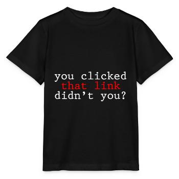 Vous avez cliqué sur ce lien, n’avez-vous pas 2 - T-shirt bio MINI CREATOR Stanley/Stella Enfant - noir - Devant - Mikhail (115cm)