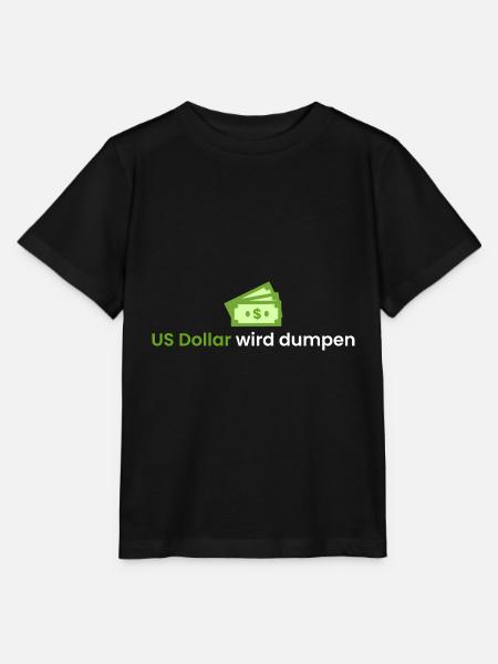 US Dollar wird dumpen - Stanley/Stella Kinder T-Shirt MINI CREATOR - Schwarz