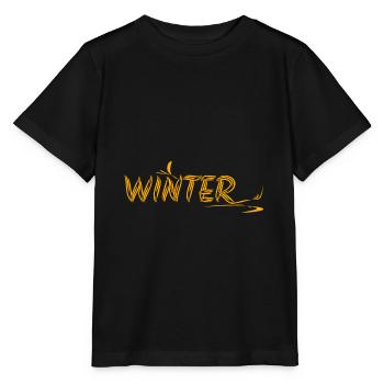 Winter - Stanley/Stella Kinder T-Shirt MINI CREATOR  - Schwarz - Vorne - Mikhail (115cm)