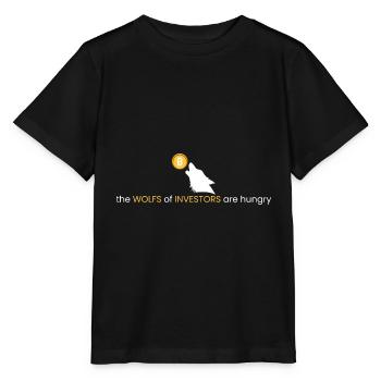 hungrige Wölfe von Investoren - Stanley/Stella Kinder T-Shirt MINI CREATOR  - Schwarz - Vorne - Mikhail (115cm)