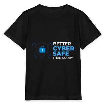 Cyber Security Information Computer Sicherheit - Stanley/Stella Kinder T-Shirt MINI CREATOR  - Schwarz - Vorne - Mikhail (115cm)