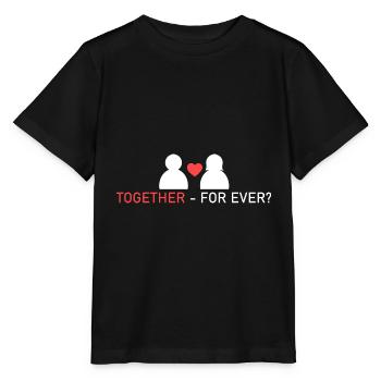 ensemble - pour toujours? - T-shirt bio MINI CREATOR Stanley/Stella Enfant - noir - Devant - Mikhail (115cm)