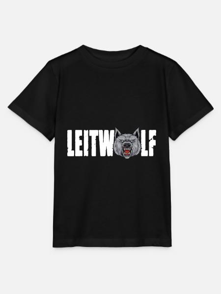Leitwolf Alpha Wolf Kapitän Teamführer Trainer - Stanley/Stella Kinder T-Shirt MINI CREATOR  - Schwarz