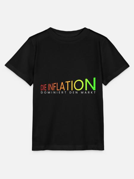 die Inflation dominiert - Stanley/Stella Kinder T-Shirt MINI CREATOR  - Schwarz