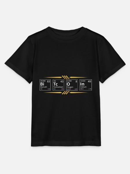 Bitcoin Geek - Stanley/Stella Kinder T-Shirt MINI CREATOR - Schwarz