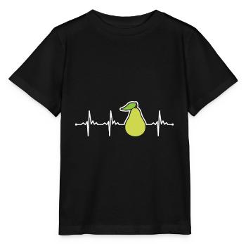 Birne - Stanley/Stella Kinder T-Shirt MINI CREATOR  - Schwarz - Vorne - Mikhail (115cm)