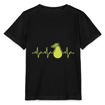 Birne - Stanley/Stella Kinder T-Shirt MINI CREATOR  - Schwarz - Vorne - Mikhail (115cm)