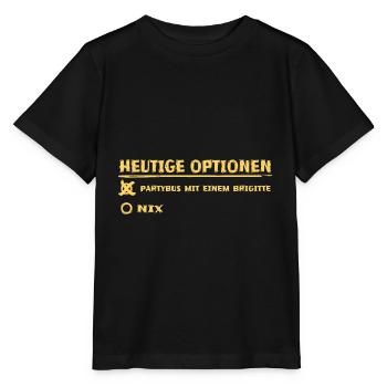 Brigitte - Stanley/Stella Kinder T-Shirt MINI CREATOR  - Schwarz - Vorne - Mikhail (115cm)