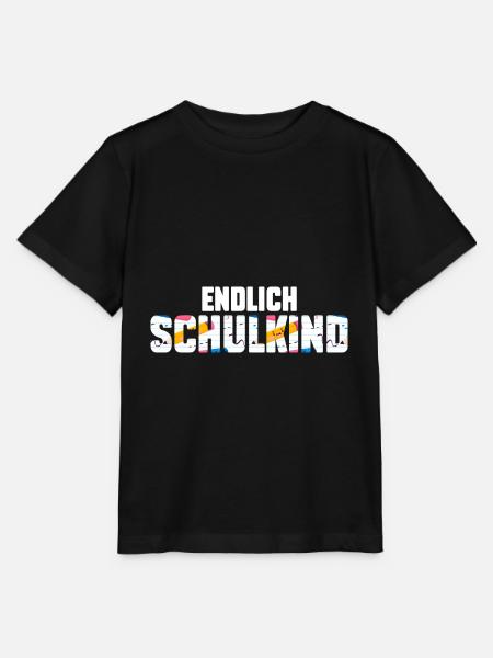 Schüler Schulanfang Einschulung Schulkind - Stanley/Stella Kinder T-Shirt MINI CREATOR  - Schwarz