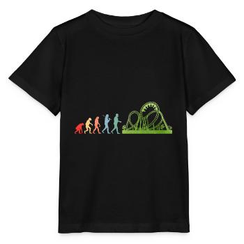 roller coaster - Stanley/Stella MINI CREATOR Kids’ T-Shirt - black - Front - Mikhail (115cm)