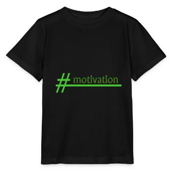 motivation - Stanley/Stella Kinder T-Shirt MINI CREATOR  - Schwarz - Vorne - Mikhail (115cm)