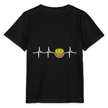 Kiwi - Stanley/Stella Kinder T-Shirt MINI CREATOR  - Schwarz - Vorne - Mikhail (115cm)