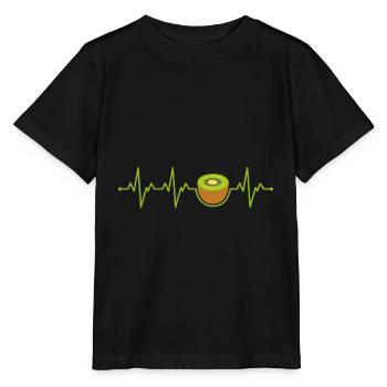 Kiwi - Stanley/Stella Kinder T-Shirt MINI CREATOR  - Schwarz - Vorne - Mikhail (115cm)
