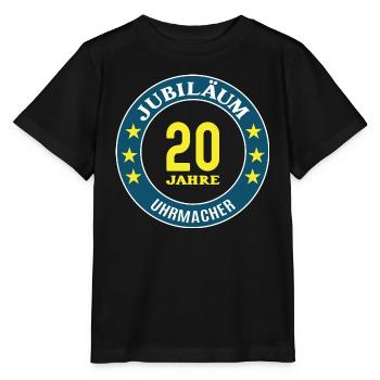 Uhrmacher Jubiläum 20 Jahre 20 jähriges Jubi - Stanley/Stella Kinder T-Shirt MINI CREATOR  - Schwarz - Vorne - Mikhail (115cm)